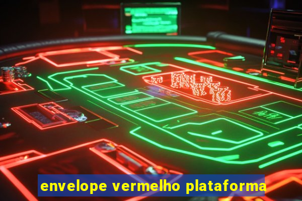 envelope vermelho plataforma